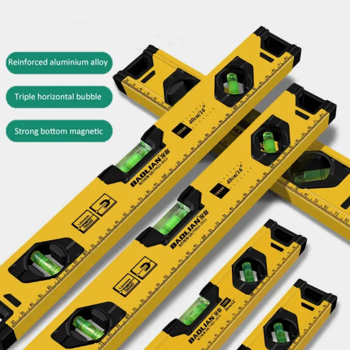 Level Ruler Transplant 30/40/50cm High Precision Level Ruler Portable Magnetic Spirit Level ...