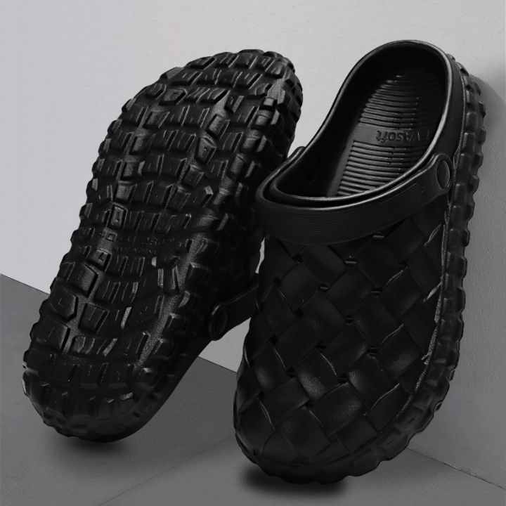 Men's%20EVA%20Clog%20Shoes%20Summer%20New%20Thick%20Bottom%20Anti-Slip%20Deodorant%20Toe%20Cover%20Beach%20Slippers%20Breathable%20Comfortable%20Sandals%20-%20Image%202