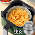 Air Fryer Aluminum Foil Pan Kitchen Supplies Food Containers Square Oven BBQ Tray Oil-proof Non-stick Kitchen Baking Tools.