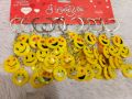 Wonderful Key Ring with Cute Emoji Design Pack of 2. 