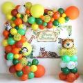 Theme Birthday Decorations Balloon Set- Jungle theme, Party Supplies Pack. 