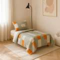 Single BedSheet Cotton Patchwork Bed Sheet Set -Multicolored By Bistore. 