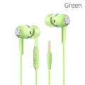 Heavy bass 3.5mm in-ear headphone With mic earphone HiFi earphone for sports earphone. 