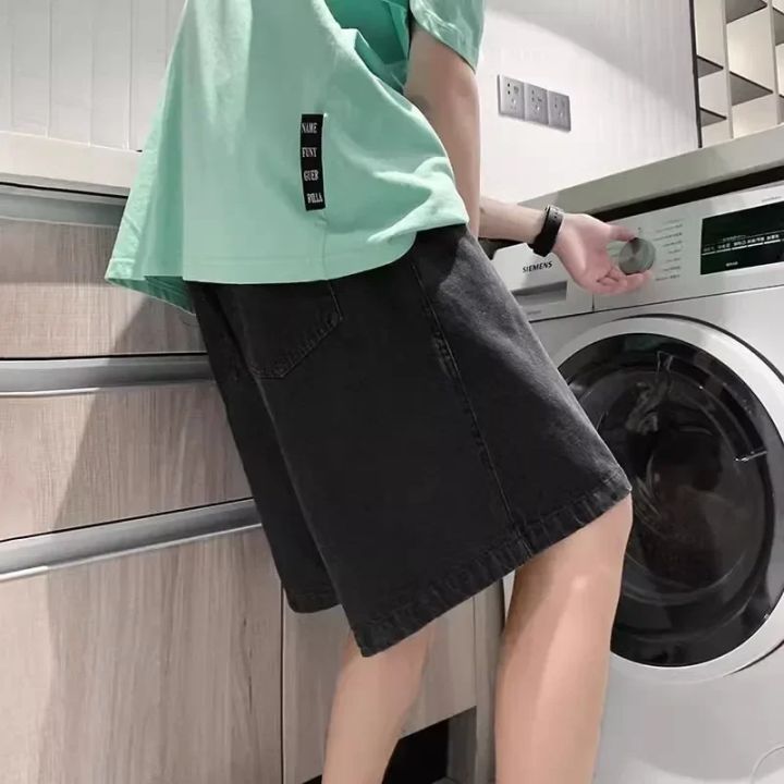 2025%20Summer%20Classic%20Shorts%20Jeans%20Men%20Denim%20Pants%20Straight%20Stretch%20Casual%20Cool%20Thin%20Knee%20Length%20Blue%20Fashion%20Brand%20Daily%20Trousers%20-%20Image%206