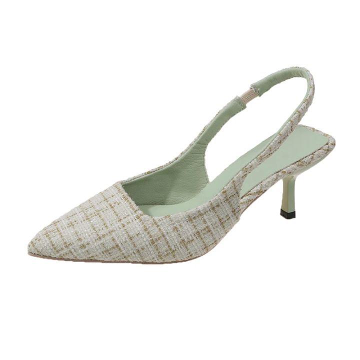 Sea%20Salt%20Blue%20Pointed%20High%20Heel%20Sandals%20for%20Women%20Back%20Hollow%20Half%20Headed%20Single%20Shoes%20Fashion%20Versatile%20Casual%20Shoes%20-%20Image%202