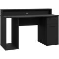 Warrior Gaming Desk Gaming Desk Computer Desk Workstation For Large PC Gaming Desk Or Home Office Desk Perfect Black Desk With Drawers & Storage. 