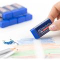 Faber Castell dust-free eraser Blue (erasable), black and White Pencil Eraser 2 b clean pencil eraser (1 pc). 