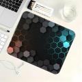 Colored Hexagonal Geometric Pattern Mouse Pad Game Console Pad Keyboard Mouse Pad office Pad Computer Laptop Pad Desk. 