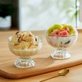 Ice Cream Cup Dessert Cup Fruits Salads Cup Glass 6 Pieces Heavy  Glass. 