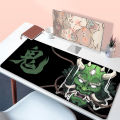 Anime Oni Mouse Pad Gamer Japanese Desk Mat Large Mousepad Xxl Gaming PC Accessories for Computer Black 400X900 Mouse Rug Laptop. 