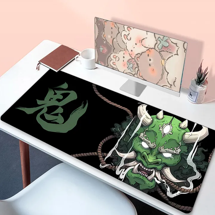 Anime%20Oni%20Mouse%20Pad%20Gamer%20Japanese%20Desk%20Mat%20Large%20Mousepad%20Xxl%20Gaming%20PC%20Accessories%20for%20Computer%20Black%20400X900%20Mouse%20Rug%20Laptop%20-%20Image%206