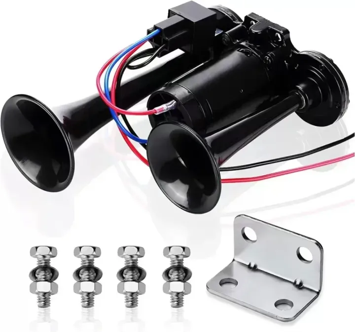 Super%20Loud%20600DB%20Dual%20Trumpet%20Train%20Horns%20for%20Trucks%2012V%20Stainless%20Steel%20Electric%20High%20Decibel%20Chrome%20Finished%20Car%20Speaker%20with%20-%20Image%207