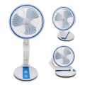 New Rechargeable Folding Multi Charging USB Charging Table Fan With Bulletin LED Light Stay Cool And Well-Lit. 
