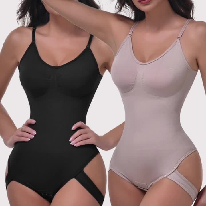 New Seamless Shapewear Slimming Ful Body Shaper Thongs Bodysuit Waist Trainer Body Shaping Sculpting Breast Women Top Underwear
