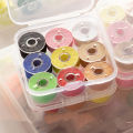 9/25/36Color Handmade Embroidery Sewing Threads Polyester Home Hand Stitching Sewing Machine Supplies Yarn Line Box Color Random. 