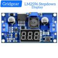 LM2596 3a Stepdown Buck Converter Module With Digital Display | Adjustable Dc-Dc Regulator 4V-40V to 1.25V-37V | Original Product | Seamless Working | Industrial Grade | Gridgear Exclusive. 