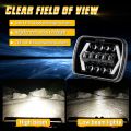 5x7 4x6 Square 7Inch LED Headlight 55W Led Headlamp Hi/Low Turn Signal for 4x4 Suzuki Samurai Jeep Wrangler Off Road. 