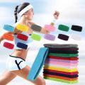 5PCs sweat absorbent headband, suitable for running, running, yoga sport, size 18*5 m. 