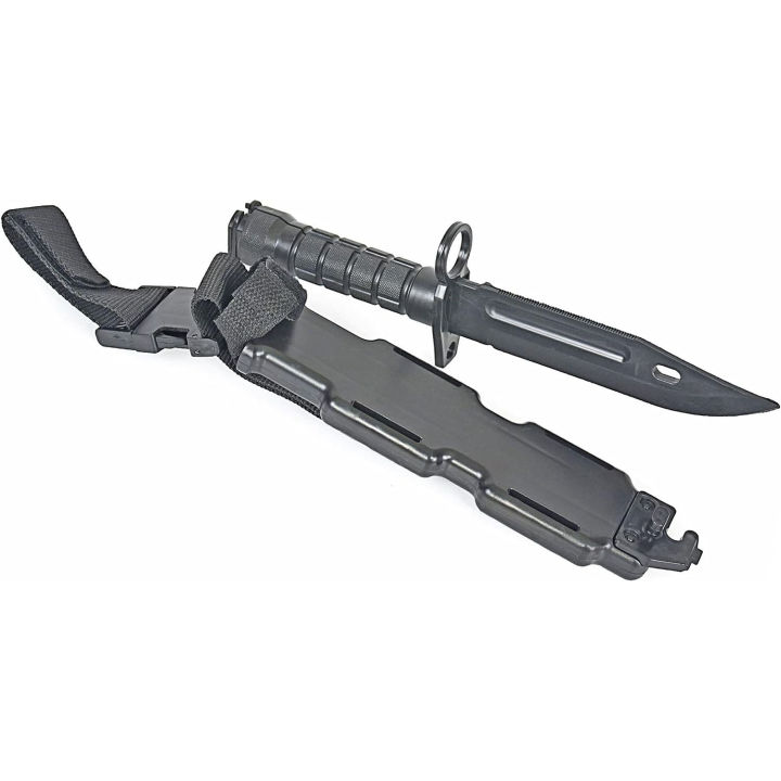 Rubber%20Knife%20Training%20with%20Sheath,%20Fake%20plastic%20dagger,%20Flexible%20and%20Soft%20Fixed%20Blade%20Suitable%20for%20props,%20Halloween%20martial%20arts%20-%20Image%202