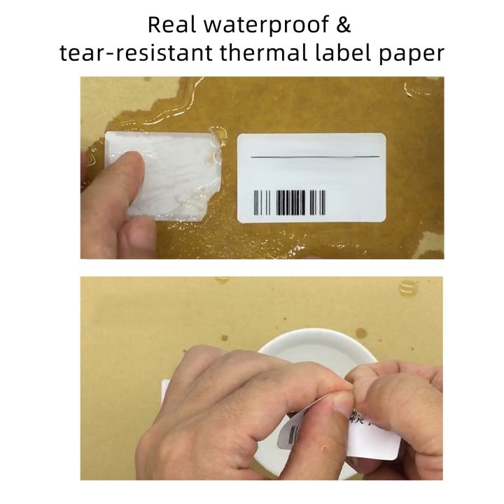50*30mm%20230%20Sheets%20Waterproof%20Thermal%20Labels%20Self-adhesive%20Label%20Stickers%202.0x1.2%20Inch%20Shipping%20Labels%20for%20Printer%20B11/B21/B3S%20-%20Image%202