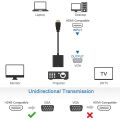 HD 1080P HDMI To VGA Cable Converter With Audio Power Supply HDMI Male To VGA Female Converter Adapter for Tablet Laptop PC TV. 