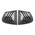 Rear Side Window Scoop Visor Cover Louvers Covers Accessories For BMW 1 Series E87 2005-2011 Window Louver Side Vent Trim. 