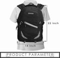 Large 35 L Laptop Backpack With Rain Cover And Reflective Strip. 