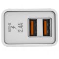 Ronin R-615 Efficient Charger with Android OR ( Type.C ) & Iphone  Cable, 2.4 Amp Fast Charging. 