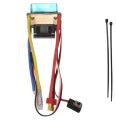 480A Brushed Speed Controller ESC with Cooling Fan, 3 Modes Multiple Protection, ESC for 1/10 RC New Rain 480A Three Mode Brushed Speed Controller ESC Regler for 1/10 1/8 Rc Touring car, Buggy, Short Course Truck, Monster, truggy, rovk Crawler and Tank. 