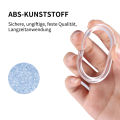 Pack of 12/24/36 Clear Shower Curtain Hooks Rings C Shape Bendable Hanging Ring Hook Bathroom Bathing Curtains Accessories. 