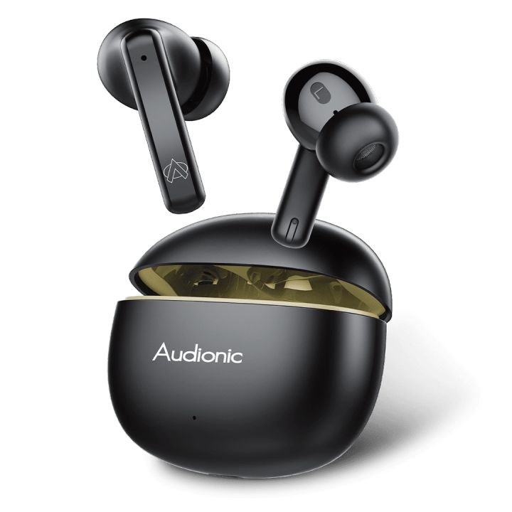 Airbud Signature s680 ENC Boasts a Battery Time of 40 Hours.Gaming Mode With Low Latency  Listening to Music Earbuds