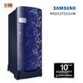 SAMSUNG RR20C2Z226U/IM 192 Litres Single Door Refrigerator with Stylish Grande Design (Flower Pattern Blue). 