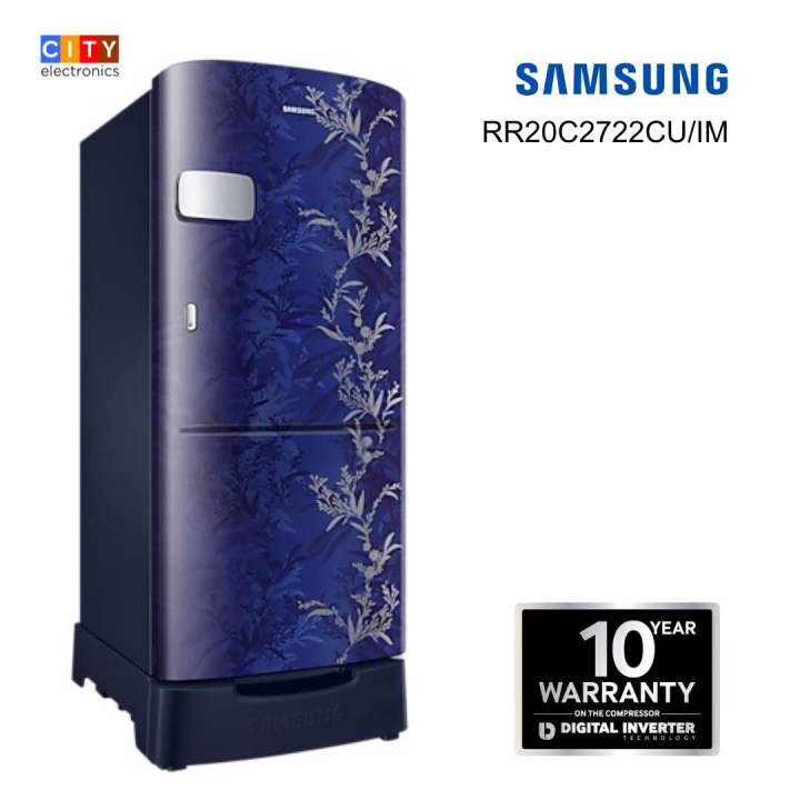 SAMSUNG%20RR20C2Z226U/IM%20192%20Litres%20Single%20Door%20Refrigerator%20with%20Stylish%20Grande%20Design%20(Flower%20Pattern%20Blue)%20-%20Image%203
