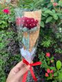 Handmade mini crochet flower bouquets (Customization available). 