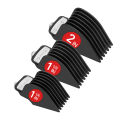 Metal Clip Clipper Guards for Wahl Trimmers - 1.25"/1.5"/2" (32/38/51mm) PC+Steel Comb Attachments,Universal Fit with Guide Comb. 