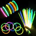 1-300Pcs Fluorescence Sticks Party Multicolor Glowing Stick Bright Colorful Light Bright Bendable Glow Bracelet Party Supplies. 