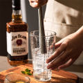 PGY 2Pcs Stainless Steel Cocktail Muddler with Bar Mixing Spoon Cocktail Muddler Long Drink Stirrer Bartender Bar Accessories.