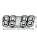 Cute Wall Clock Room Decor Decoration for Bedroom 3D LED Digital Alarm Times Date Temperature Suitable Table Clocks Home Garden. 