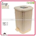 High Quality Knit & Knot Design Luxury Paddle Bin For House & Office Use - Premium Knit & Knot Design Luxury Paddle Bin - BPA Free Plastic Good Material Paddle Dustbin. 