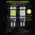 2PCS Signal Lamp T15 W16W 921 912 LED Bulbs Super Bright 4014 45SMD Car Reverse Parking Light Canbus Highlight Backup Tail Light. 