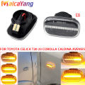 2Pcs Dynamic Led Side Marker Panel Light Turn Signal Lamp For Toyota Corolla E10/E11/E12 ZE120 Hilux Surf N21 Yaris Verso Celica. 
