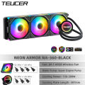 TEUCER CPU Water Cooler With JM-1 Fan All In One CPU Liquid Cooling 240mm/360mm ARGB Water-Cooled Radiator for X99 Motherboard. 