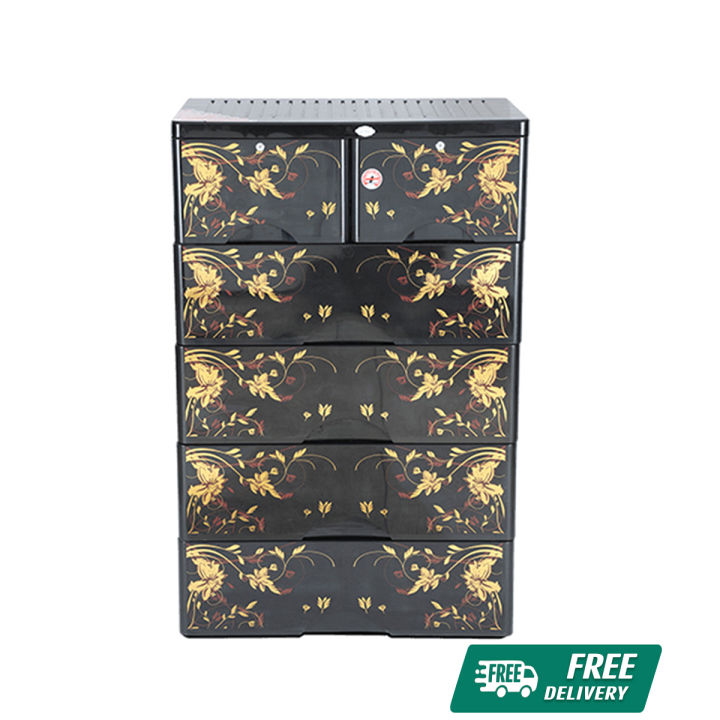 RFL Wardrobe Double 5D KD Elegant Gold 880378