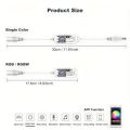 Wifi RGBW RGB Controller Magic Home APP Work with Alexa Google Home for DC12-24V Single Color RGB LED Strip Light Voice Dimmer. 