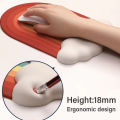Mouse Pad Keyboard Rainbow Wrist Rest Memory Foam Silicone Ergonomic Mouse Pad for Desktop Office Computer Laptop Wrist Rest. 