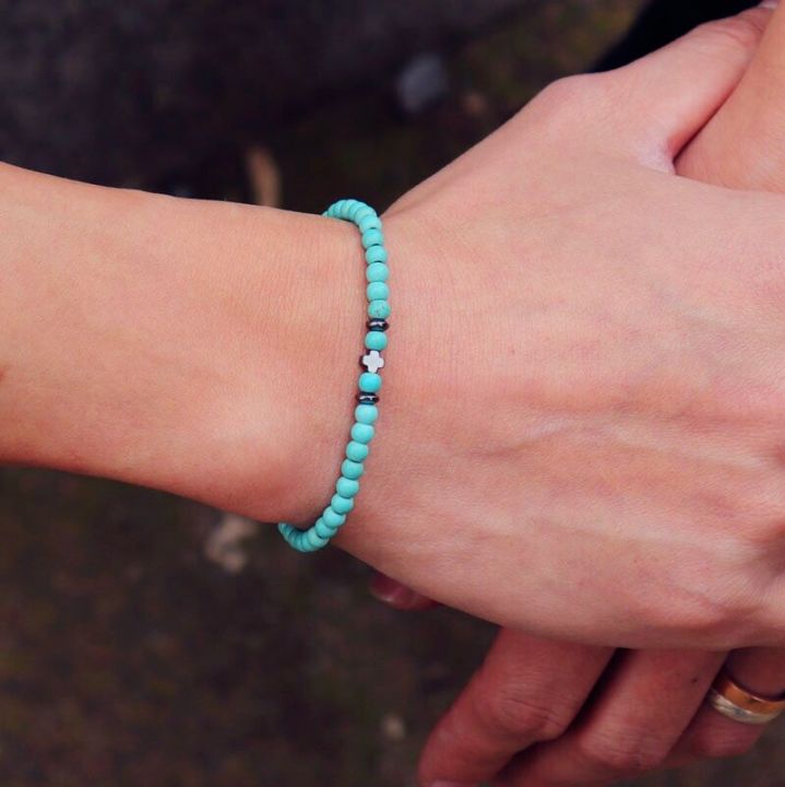 Simple%20Cross%20Beaded%20Bracelet%20Men%20Apparel%20Accessories%204mm%20Natural%20Lava%20Howlite%20Stone%20Braslet%20Amulet%20Casual%20Homme%20Jewelry%20Pulseira%20-%20Image%202