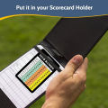 Golf Club Range Chart Card Gift for Beginners Seasoned Golfers Men and Women Golf Yardage Book Yardage Card Easily Carry tool. 