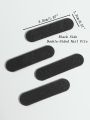 15 to 1000 Pcs Mini Double Sided Black Nail Files Portable Disposable Emery Board Buffers for Nail Art Manicure and Pedicure.