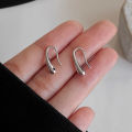925 Sterling Silver Water Drop Shape Earrings for Women  Simple Temperament Ins Retro Jewelry Party Birthday . 
