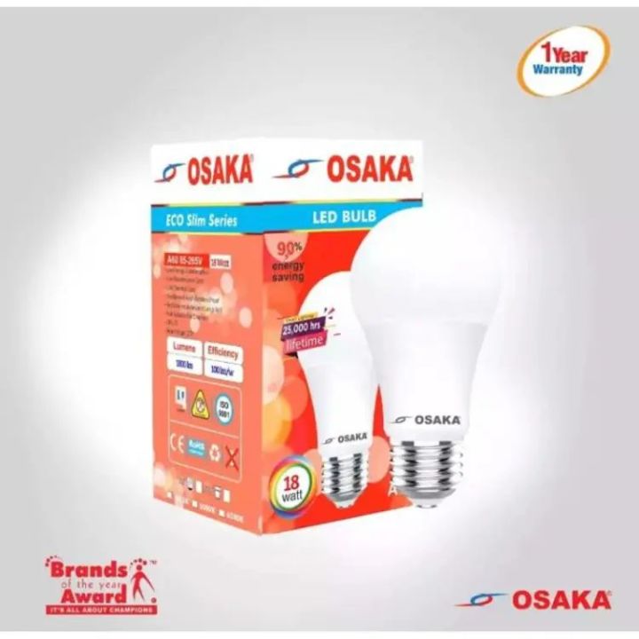 OSAKA 18 WATT LED BULB(E 27) | OSAKA AC 18 W LIGHTNING BULB | 90% ...